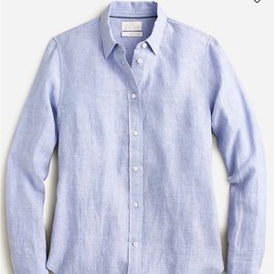 J. Crew slim fit Baird McNutt Irish linen shirt